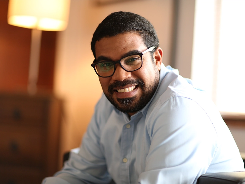 Maldom Rincon, owner of Pixels and Paper HQ